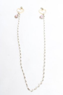 画像1: Rojita / チャーム付きマスクチェーン  ピンク Y-25-11-01-010-LO-AC-SZ-ZY