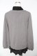画像2: axes femme / ボウタイシャツレイヤードプルオーバー M グレー Y-25-11-01-067-AX-TO-SZ-ZY (2)