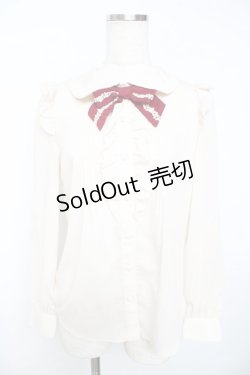 画像1: Secret Honey / バラレースブラウス 2 キナリ Y-25-11-01-069-CA-BL-SZ-ZY