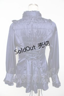 画像2: ATELIER PIERROT / Lumiere ブラウス F ネイビー Y-25-11-01-070-EL-BL-SZ-ZY