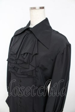 画像3: ATELIER BOZ / ミストレスブラウス  ブラック Y-25-11-01-071-EL-BL-SZ-ZY