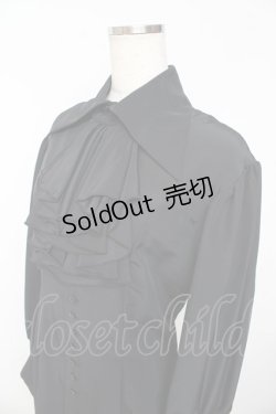 画像3: ATELIER BOZ / ミストレスブラウス  ブラック Y-25-11-01-071-EL-BL-SZ-ZY