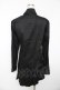 画像2: BPN FOR MEN / アシンメトリーロングシャツ M 黒 Y-25-11-01-072-GO-BL-SZ-ZY (2)