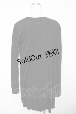 画像2: BPN FOR MEN / プリント入りレイヤード風ロングトップス M 黒 Y-25-11-01-074-GO-TO-SZ-ZY
