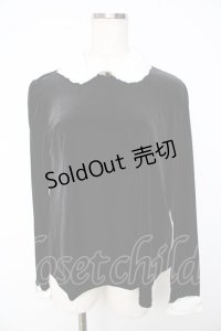 Angelic Pretty / Velvet Ribbonカットソー  黒 Y-25-11-01-075-AP-TO-SZ-ZY