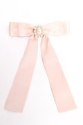 Maison de FLEUR / パールビジューリボンバレッタ  ピンク Y-25-11-01-012-LO-AC-SZ-ZY