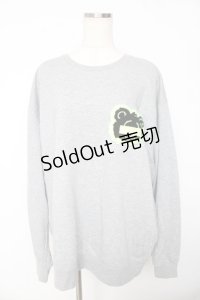 LAND by MILK BOY / サガラワッペンスウェット  グレー Y-25-11-01-078-PU-TO-SZ-ZY