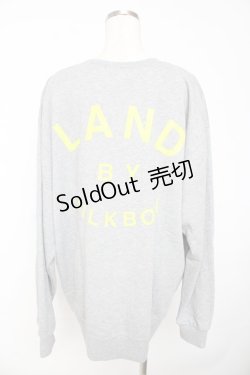画像2: LAND by MILK BOY / サガラワッペンスウェット  グレー Y-25-11-01-078-PU-TO-SZ-ZY