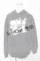 yaponskii / よだれベアパーカー 2 ブラック Y-25-11-01-080-PU-TO-SZ-ZY