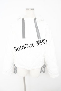 画像1: axes femme POETIQUE / ダイヤキルトエコダウンコート  白 Y-25-11-01-083-AX-CO-SZ-ZI