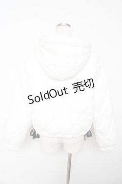 画像2: axes femme POETIQUE / ダイヤキルトエコダウンコート  白 Y-25-11-01-083-AX-CO-SZ-ZI