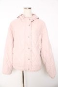 merry jenny / フリルキルティングフードジャケット F ピンク Y-25-11-01-085-LO-JA-SZ-ZY