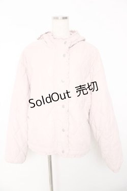 画像1: merry jenny / フリルキルティングフードジャケット F ピンク Y-25-11-01-085-LO-JA-SZ-ZY