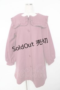 merry jenny / Aラインセーラーコート  ローズ Y-25-11-01-087-LO-CO-SZ-ZY