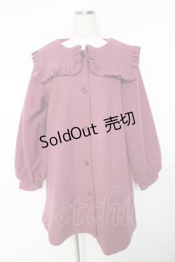 画像1: merry jenny / Aラインセーラーコート  ローズ Y-25-11-01-087-LO-CO-SZ-ZY