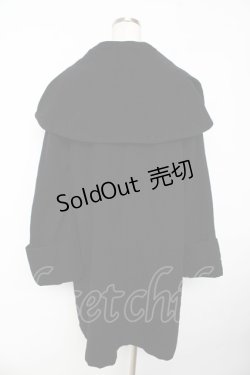 画像2: PEACE NOW / 1つボタンコート  黒 Y-25-11-01-088-PU-CO-AS-ZY