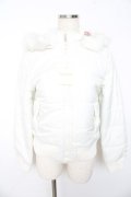 LIZ LISA / ファーフードダウンジャケット  白 Y-25-11-01-091-LO-CO-SZ-ZY