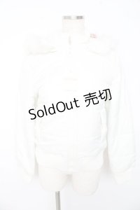 LIZ LISA / ファーフードダウンジャケット  白 Y-25-11-01-091-LO-CO-SZ-ZY