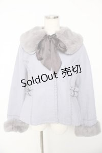 axes femme / ファー襟ベルトデザインコート F ラベンダー Y-25-11-01-094-AX-CO-SZ-ZY