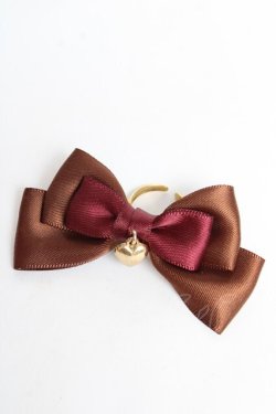 画像1: LOTUS ribbon / リボンリング  ブラウン Y-25-11-01-002-EL-AC-SZ-ZY