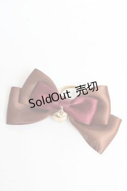 画像1: LOTUS ribbon / リボンリング  ブラウン Y-25-11-01-002-EL-AC-SZ-ZY