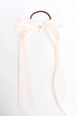 画像1: LIZ LISA / リボンヘアゴム  薄ピンク Y-25-11-01-014-LO-AC-SZ-ZY