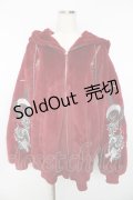 REFLEM / ドラゴン刺繍BIGファーパーカーファーブルゾン  ワイン Y-25-11-01-097-PU-CO-SZ-ZY