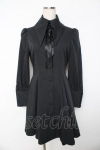 ATELIER BOZ / 長袖キャロルワンピース  黒 Y-25-11-01-099-EL-OP-SZ-ZY