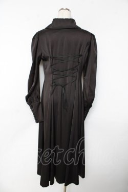 画像2: ATELIER PIERROT / “Narcissus” ロングワンピース  ブラック Y-25-11-01-100-EL-OP-SZ-ZY