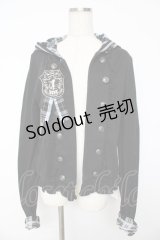 PUTUMAYO / エンブレム刺繍フード付ジャケット  黒 Y-25-11-01-101-PT-JA-SZ-ZY