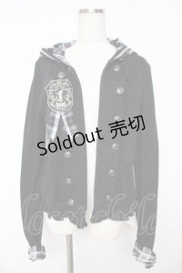 PUTUMAYO / エンブレム刺繍フード付ジャケット  黒 Y-25-11-01-101-PT-JA-SZ-ZY