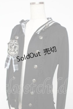 画像3: PUTUMAYO / エンブレム刺繍フード付ジャケット  黒 Y-25-11-01-101-PT-JA-SZ-ZY