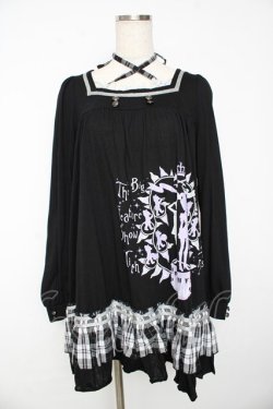 画像1: PUTUMAYO / ShoｗTimeAラインワンピ  黒 Y-25-11-01-102-PT-OP-SZ-ZY