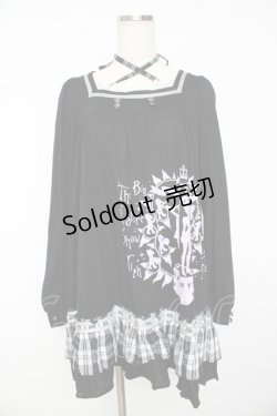 画像1: PUTUMAYO / ShoｗTimeAラインワンピ  黒 Y-25-11-01-102-PT-OP-SZ-ZY