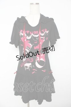 画像1: PUTUMAYO / こぐまのサーカスプリントワンピース  黒 Y-25-11-01-103-PT-OP-SZ-ZY