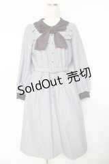 Secret Honey / ピンタックフリルロングシャツワンピース 2 グレー Y-25-11-01-106-CA-OP-SZ-ZY