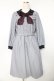 画像1: Secret Honey / ピンタックフリルロングシャツワンピース 2 グレー Y-25-11-01-106-CA-OP-SZ-ZY (1)