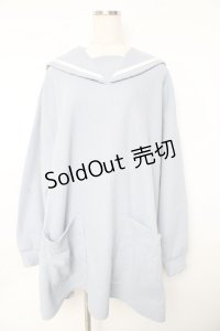 Candy Stripper / BIG SAILOR WAFFLE ワンピース 2 サックス Y-25-11-01-108-PU-OP-SZ-ZY