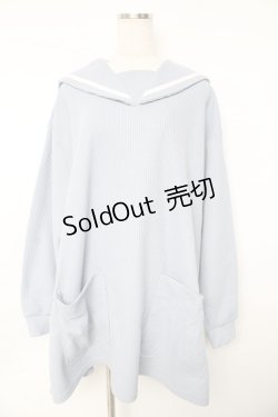 画像1: Candy Stripper / BIG SAILOR WAFFLE ワンピース 2 サックス Y-25-11-01-108-PU-OP-SZ-ZY