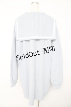 画像2: Candy Stripper / BIG SAILOR WAFFLE ワンピース 2 サックス Y-25-11-01-108-PU-OP-SZ-ZY