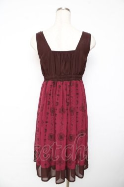 画像2: axes femme POETIQUE / 不思議の国のアリスワンピース M ワイン Y-25-11-01-109-AX-OP-SZ-ZY