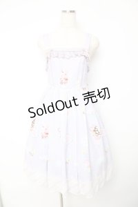 axes femme kawaii / アイス柄ジャンパースカート M ラベンダー Y-25-11-01-110-AX-OP-SZ-ZY