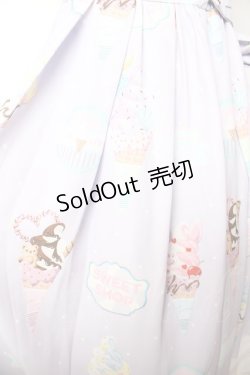 画像3: axes femme kawaii / アイス柄ジャンパースカート M ラベンダー Y-25-11-01-110-AX-OP-SZ-ZY