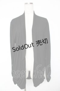 Ozz Croce / サイドポケットカーディガン  黒 Y-25-11-01-117-OO-TO-SZ-ZY