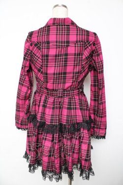 画像2: ALGONQUINS / ライダースジャケットワンピース 2 ピンク Y-25-11-01-120-AL-OP-SZ-ZY