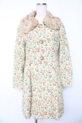 Emily Temple cute / 小動物ゴブランコート  ベージュ Y-25-11-01-124-ET-CO-SZ-ZY