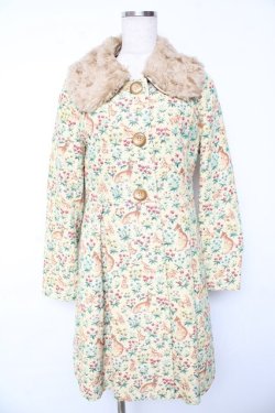 画像1: Emily Temple cute / 小動物ゴブランコート  ベージュ Y-25-11-01-124-ET-CO-SZ-ZY