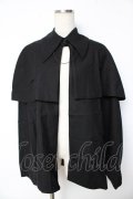 BPN FOR MEN / チェーン付きケープマント M 黒 Y-25-11-01-126-GO-JA-SZ-ZY