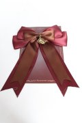 LOTUS ribbon / リボンブローチ  ブラウン×ワイン Y-25-11-01-019-EL-AC-SZ-ZY