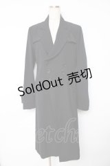 BPN FOR MEN / Wボタンロングジャケット M 黒 Y-25-11-01-127-GO-JA-SZ-ZY